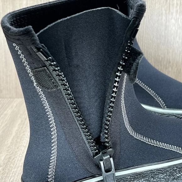 H2Odyssey Scuba Diving Boots Unisex Supra M5 W6 5mm Zippered Neoprene Black - Picture 9 of 10